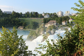 Blick auf den Rheinfall von Schaffhausen in der Schweiz