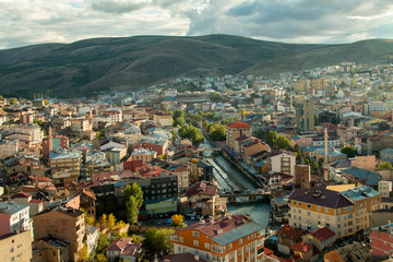 Bayburt Castle, city view September