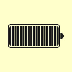 Battery icons. Electrical equipment. Vector flat design