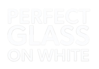 Realistic 100% transparent Glass Text Effect Mockup. Works on all backgrounds!