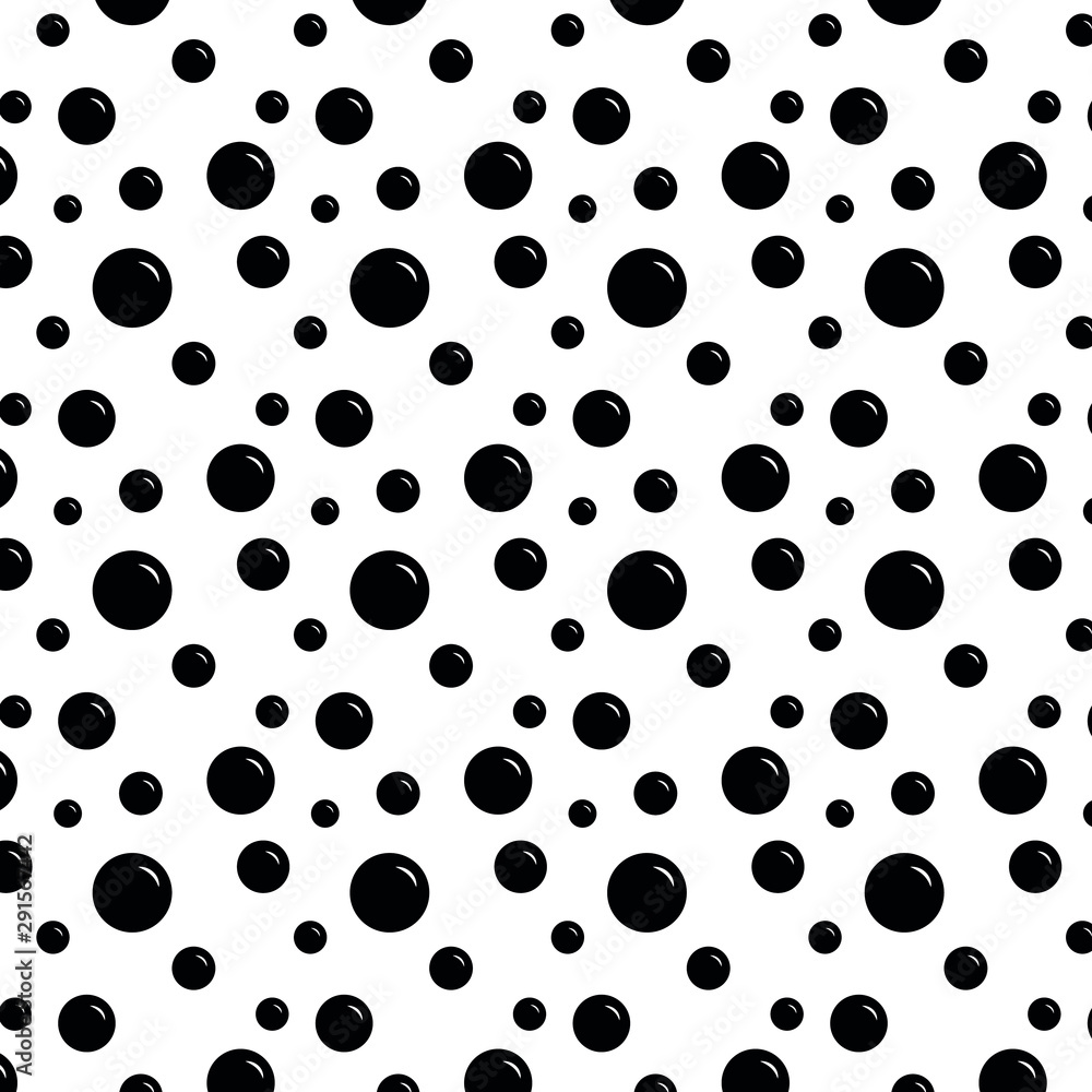 Aufkleber abstract background with circles. bubble seamless pattern vector
