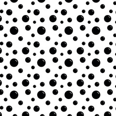 Abstract background with  circles. bubble seamless pattern vector