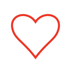 Heart Love Icon Vector Illustration