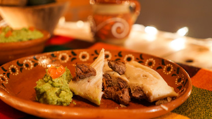 Tamal de arrachera