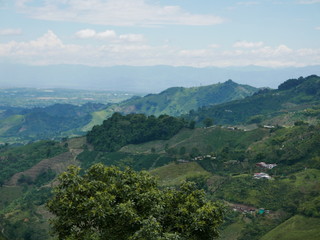 Fototapeta na wymiar View from the Alto del Nudo