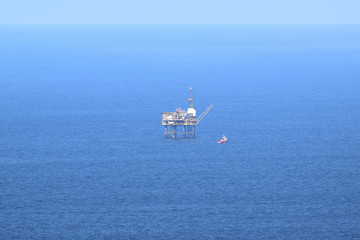 ship in the sea
