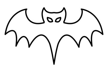 Fototapeta premium halloween bat flying animal icon