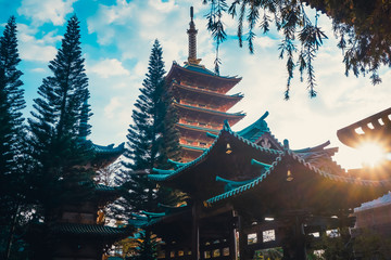 Minh Thanh Pagoda in Pleiku city in Vietnam