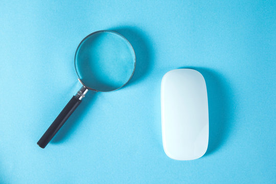 magnifier and mouse