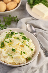 Mashed potatoes with butter