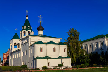 Pokrovsky temple of Transfiguration monastery in Murom, Russia