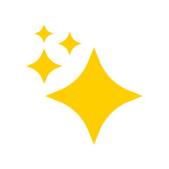Twinkling Star, Shine vector icon.