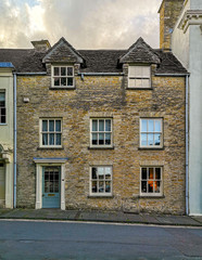 Costwolds stone home in small English village, Gloucestershire UK