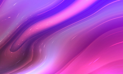 Abstract ultraviolet background. Liquid in acrylic, smooth lines and stains. Modern neon background. Paint, acrylic, smooth fluid flow.