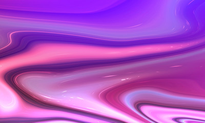 Abstract ultraviolet background. Liquid in acrylic, smooth lines and stains. Modern neon background. Paint, acrylic, smooth fluid flow.