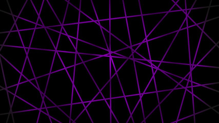 Abstract dark background of intersecting lines in purple colors