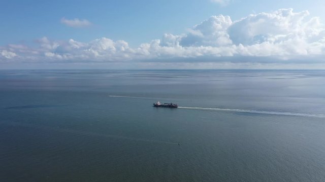 Cuxhaven en Allemagne et embouchure de l'Elbe