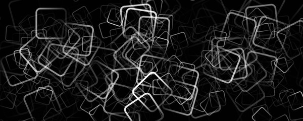 Abstract magical square panorama background design illustration