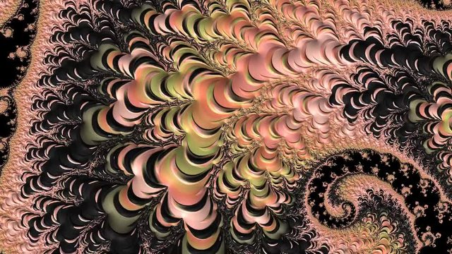 Mandelbrot set exhibit an elaborate and infinitely complicated boundary that reveals progressively ever-finer recursive detail at increasing magnifications. The "style" of this repeating detail 