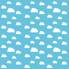 seamless background with clouds