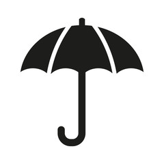Umbrella icon on white background.