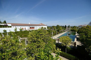 Gardens of the ancient bishop's palace at Castelo Branco