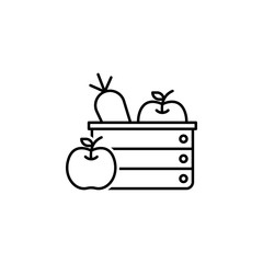 Smart farm, harvest icon. Element of smart farm thin line icon