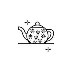 Tea pot spa icon. Element of spa thin line icon