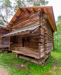 Helsinki, finland. Nature background. Landscape background. National park outdoors landscape.