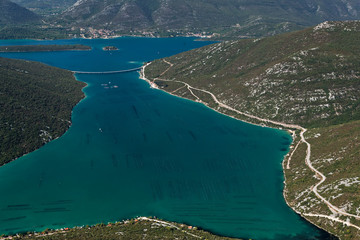Mariculture on Pelješac, Croatia