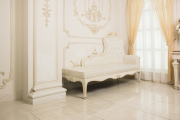 A Luxurious interior in the vintage style..