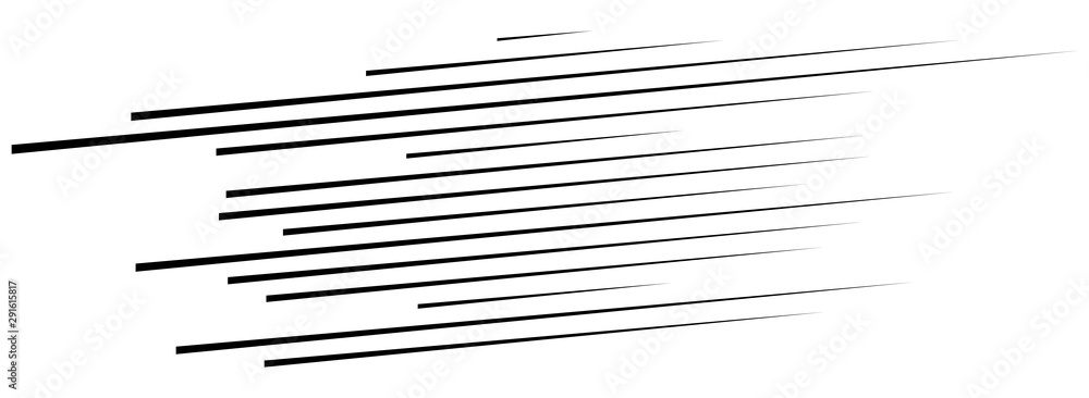 Poster 3d abstract lines. dynamic straight burst lines in perspective. radial, radiating stripes. rapid ray