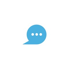 Speech bubble icon and Logo