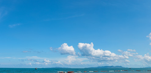 Panorama of sea and sky - 291621615