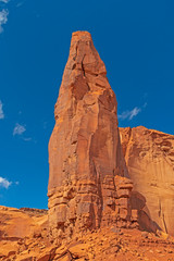 Red Rock Pinnacle in the Desert