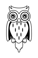 halloween owl bird animal icon