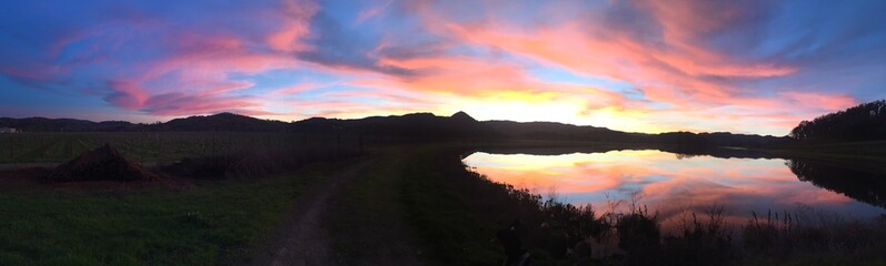 Fototapeta premium Sunset Reflection