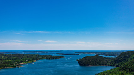 Lookout over the Atlantic from Acadia National Park