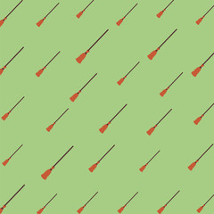 halloween witch brooms pattern background