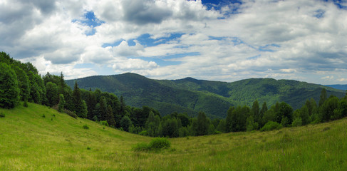 Fototapeta na wymiar Mountains summer landscape