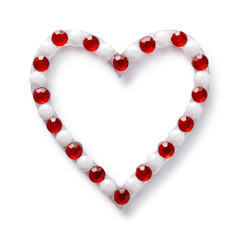Diamond heart shape