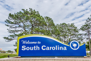 South Carolina Welcome Sign