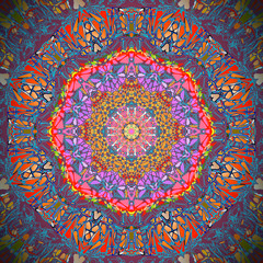 Abstract multicolor kaleidoscope texture background