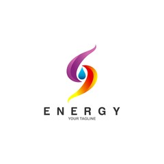 Naklejka premium Energy Logo Images Stock Vector