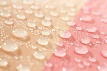 Macro of water droplet