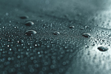 Macro of water droplet