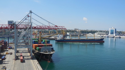 Ukraine, port of Odessa