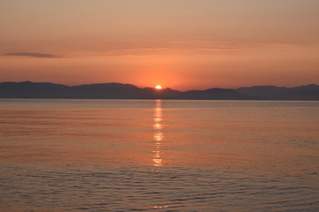 Corfu sunset