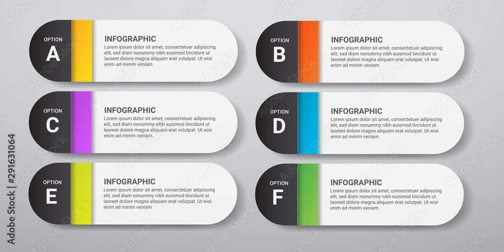 Poster business data visualization.steps process chart. abstract elements of graph, diagram with steps, opt