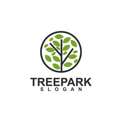Nature, Tree leaf logo template, design concept. vector